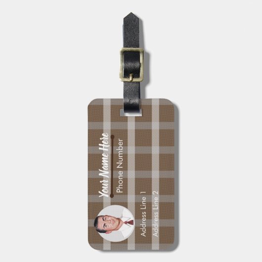 Bagagelabel (Voorkant verticaal)