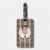 Bagagelabel (Achterkant verticaal)