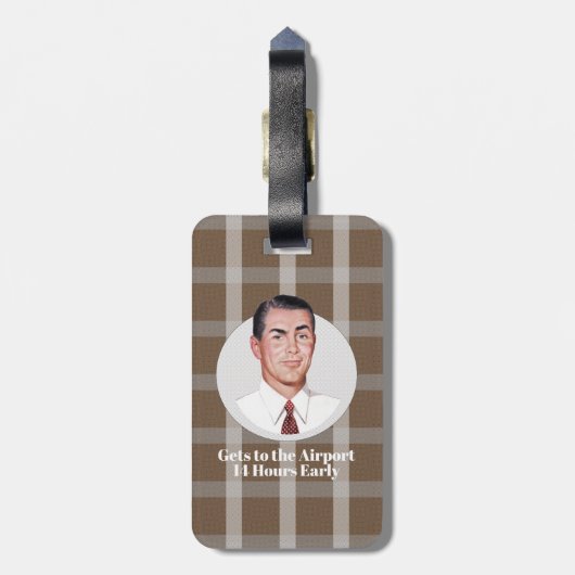 Bagagelabel (Achterkant verticaal)