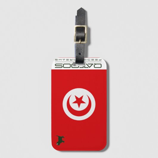 Bagagelabel (Voorkant (verticaal))