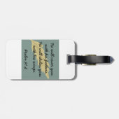 Bagagelabel (Achterkant horizontaal)