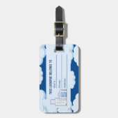 bagagelabel (Voorkant verticaal)