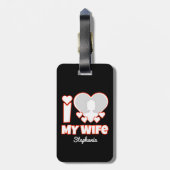 Bagagelabel (Achterkant verticaal)