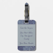 Bagagelabel (Achterkant verticaal)