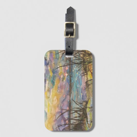 Bagagelabel aan het meer (Voorkant (verticaal))