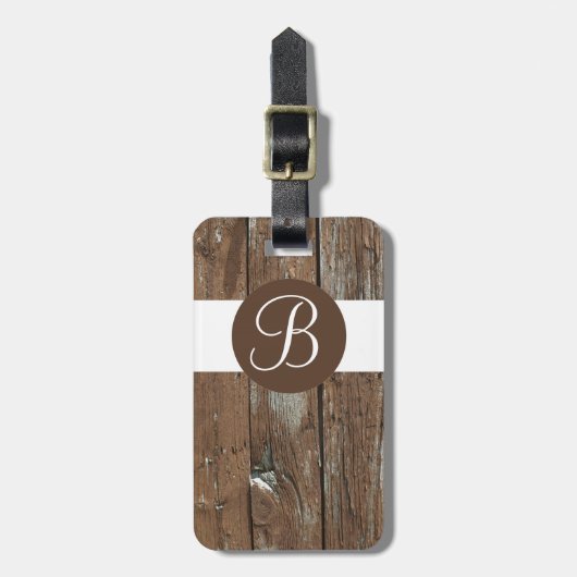 Bagagelabel aangepast hout (Voorkant verticaal)