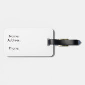 Bagagelabel aangepast hout (Achterkant horizontaal)