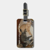 bagagelabel - Aangepaste foto (Voorkant verticaal)