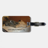 bagagelabel - Aangepaste foto (Achterkant horizontaal)