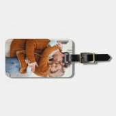 Bagagelabel Aangepaste foto (Voorkant horizontaal)