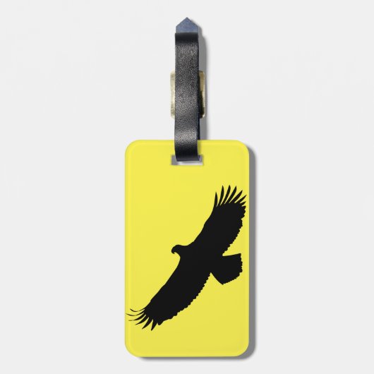 Bagagelabel Aangepaste kleuren met adelaars die vl (Achterkant verticaal)