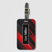 Bagagelabel Aangepaste naam (Voorkant (verticaal))