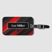 Bagagelabel Aangepaste naam (Voorkant (horizontaal))