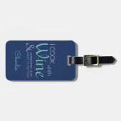 Bagagelabel aangepaste tekst wijnprijsopgave (Voorkant horizontaal)