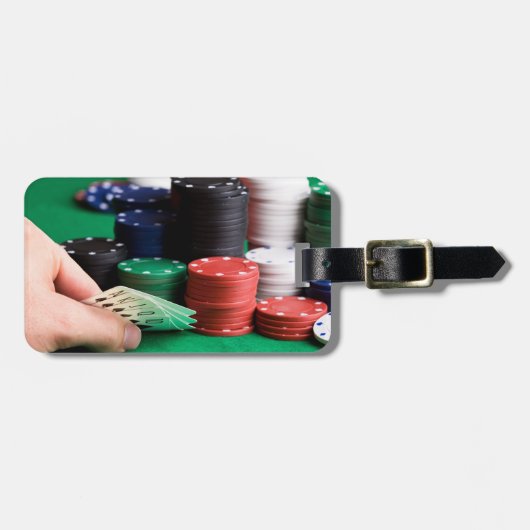 Bagagelabel Aangepaste tekstkiezer (Voorkant horizontaal)