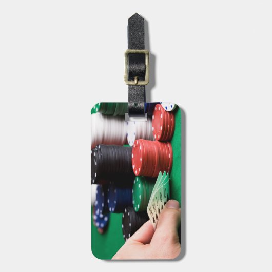 Bagagelabel Aangepaste tekstkiezer (Voorkant verticaal)