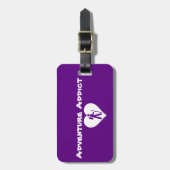 bagagelabel "Adventure Addict" (Voorkant verticaal)