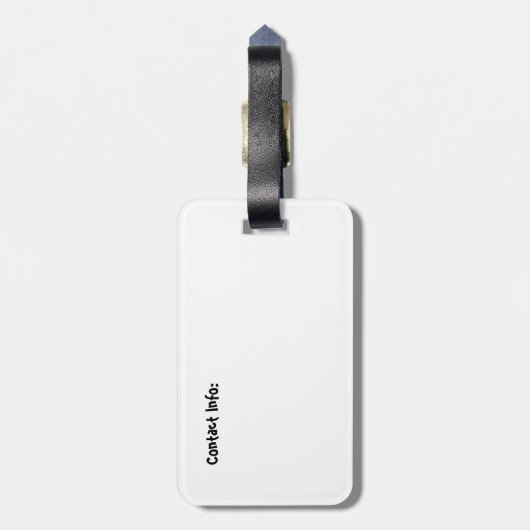 bagagelabel Airedale Terrier (Achterkant verticaal)