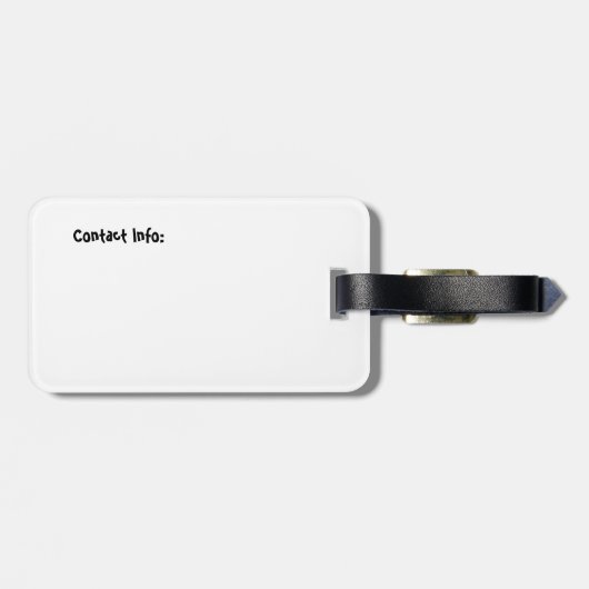 bagagelabel Airedale Terrier (Achterkant horizontaal)