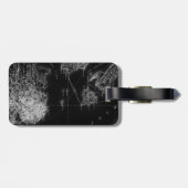 bagagelabel  Alcatraz-kaart (Achterkant horizontaal)