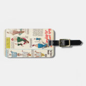 Bagagelabel Alle meisjes bellen (Voorkant horizontaal)