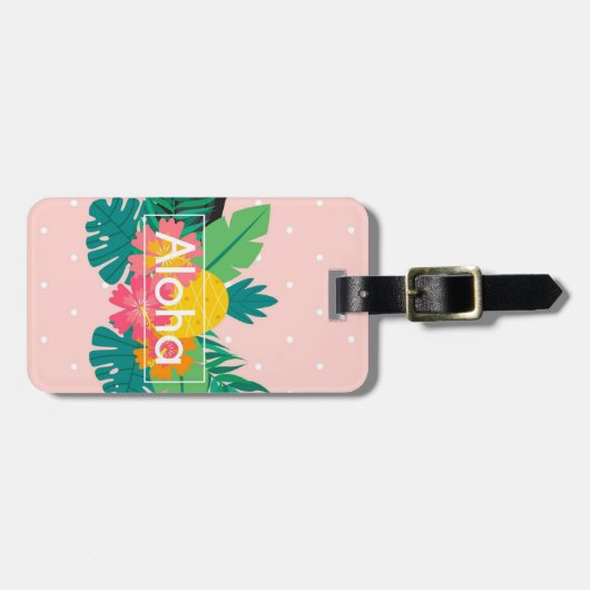 bagagelabel Aloha (Voorkant horizontaal)