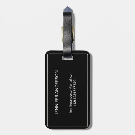 bagagelabel Aloha (Achterkant verticaal)