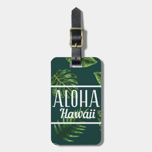 bagagelabel Aloha Hawaii (Voorkant verticaal)