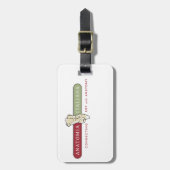 Bagagelabel Anatomia Italiana (Voorkant verticaal)