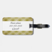 Bagagelabel Argyle en Plays (Achterkant horizontaal)