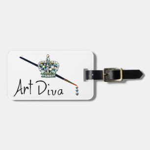 bagagelabel "Art Diva"