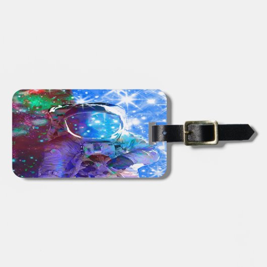 Bagagelabel Astronautmetingen (Voorkant horizontaal)