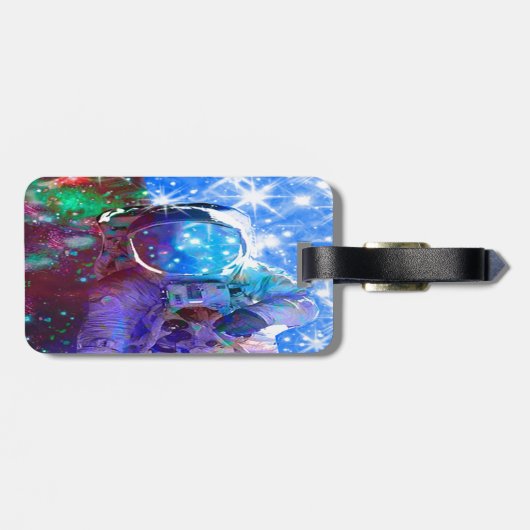 Bagagelabel Astronautmetingen (Achterkant horizontaal)