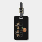 Bagagelabel Atlanta Chalkboard (Voorkant verticaal)