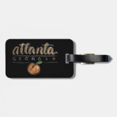 Bagagelabel Atlanta Chalkboard (Achterkant horizontaal)