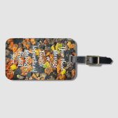 bagagelabel "Autumn Leaves" (Voorkant (horizontaal))