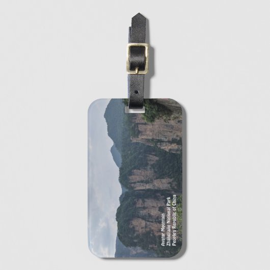 Bagagelabel Avatar Mountain (Voorkant (verticaal))