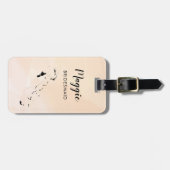 Bagagelabel Bahamas, bruiloft (Voorkant horizontaal)