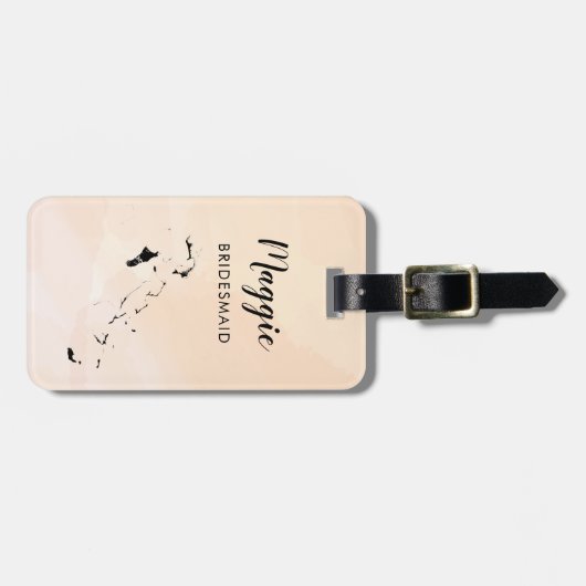 Bagagelabel Bahamas, bruiloft (Voorkant horizontaal)