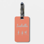 Bagagelabel Ballerina Dancer | Overweging verjaard (Achterkant verticaal)