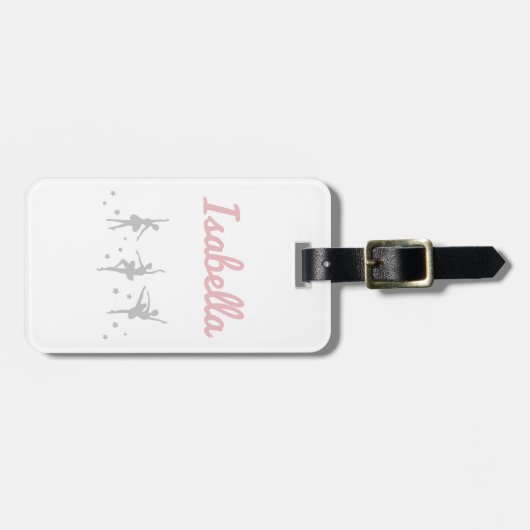 Bagagelabel Ballerina Dancer | Overweging verjaard (Voorkant horizontaal)