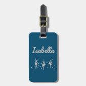 Bagagelabel Ballerina Dancer | Overweging verjaard (Voorkant verticaal)
