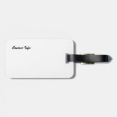 Bagagelabel Beach scène (Achterkant horizontaal)