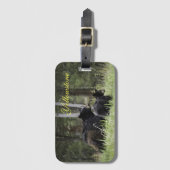 Bagagelabel-Beer van geelsteen Bagagelabel (Voorkant (verticaal))