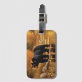 Bagagelabel-Beer van geelsteen Bagagelabel (Voorkant (verticaal))