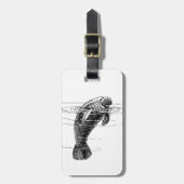 Bagagelabel beheren (Voorkant verticaal)