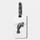 Bagagelabel beheren (Achterkant verticaal)