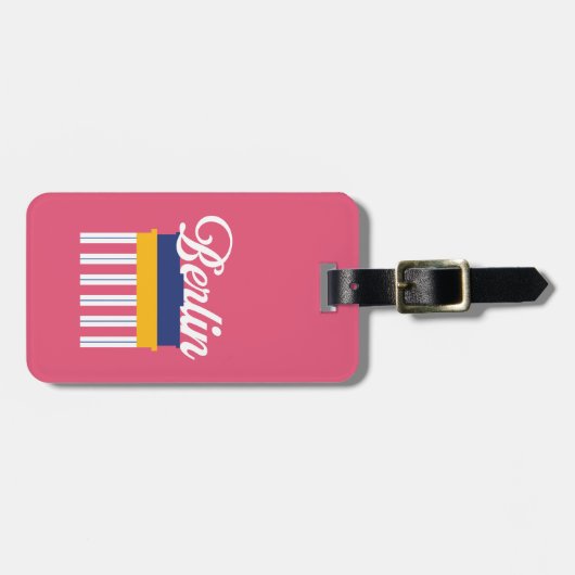 Bagagelabel Berlijn (Voorkant horizontaal)