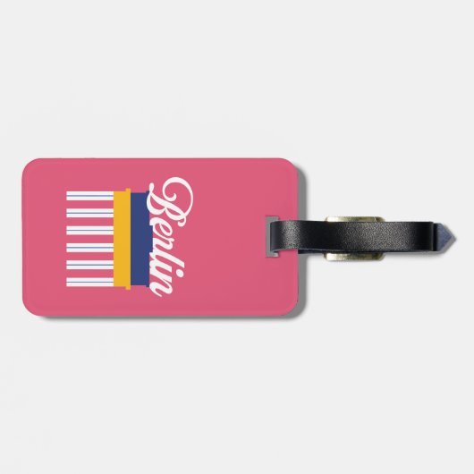 Bagagelabel Berlijn (Achterkant horizontaal)