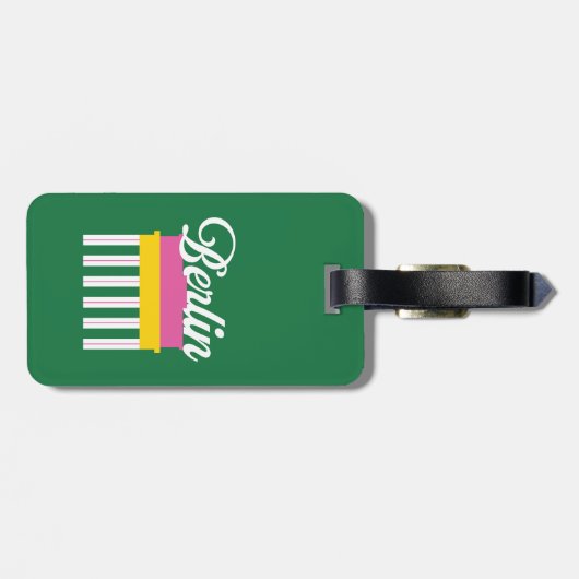 Bagagelabel Berlijn (Achterkant horizontaal)